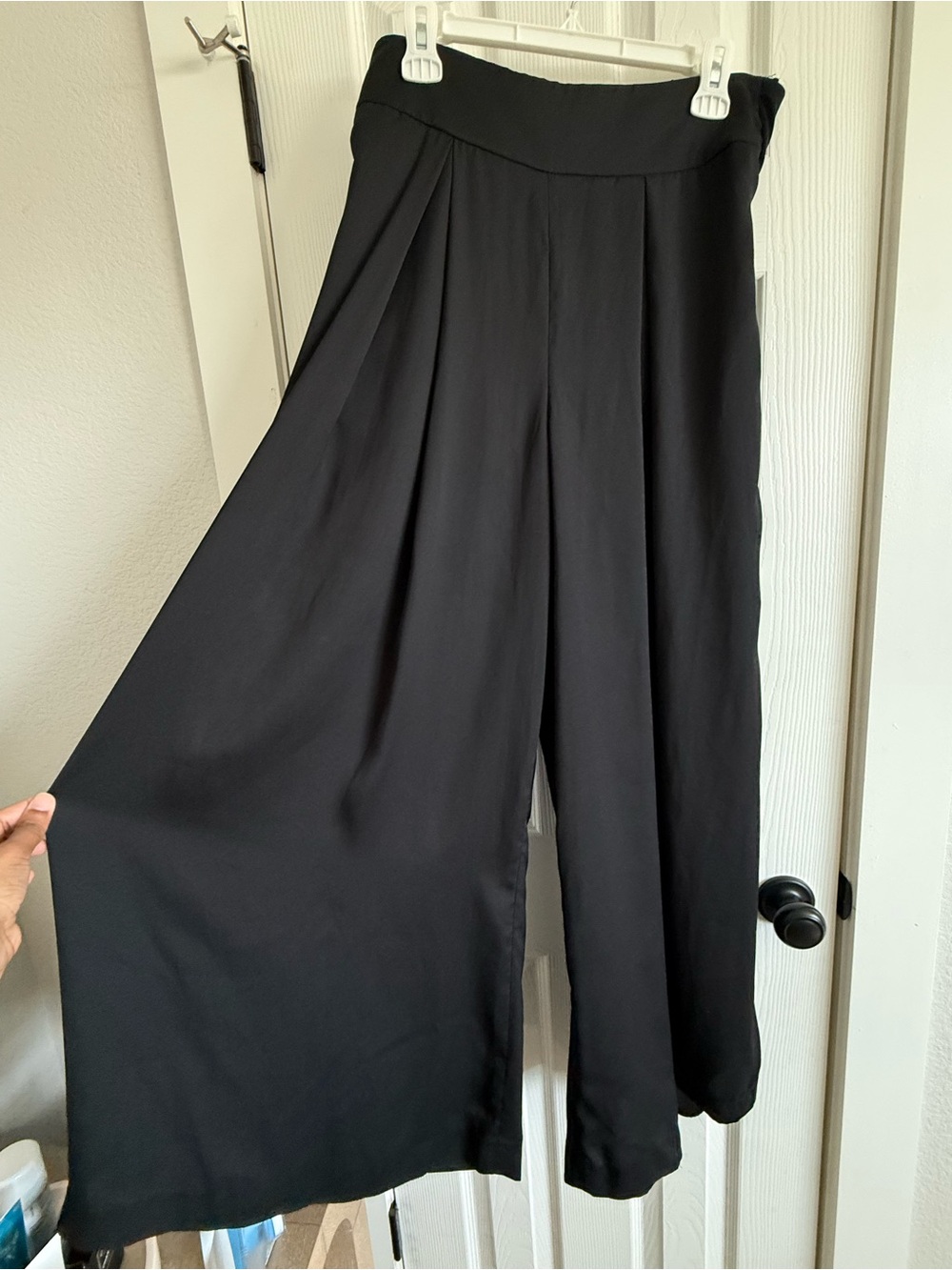 Express Wide-Leg Black Palazzo Pants - Women's